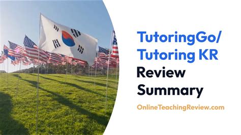 Tutoring: Korean based ESL Company .